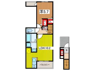 カーサ・フェリーチェの間取り