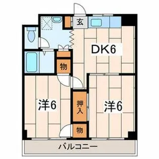 神奈川県横浜市中区千代崎町4【マンション】の間取り