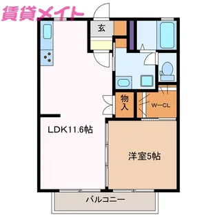 アドバンテージB棟【1階】の間取り