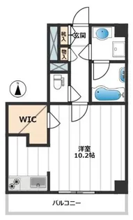 ポラールノースウィング【1階】の間取り