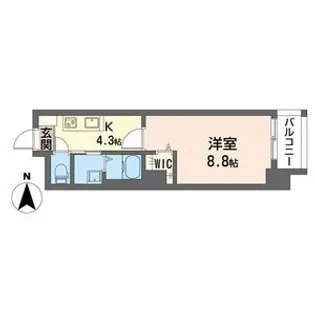 グランテラス港【5階】の間取り