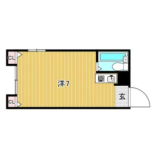 セントラル武庫川【2階】の間取り