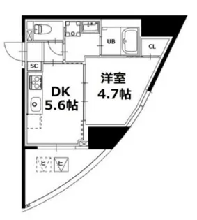 神楽坂5丁目ビル【9階】の間取り