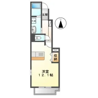 プリムローズ III【1階】の間取り