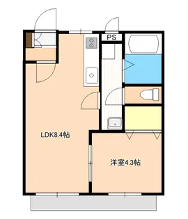 セレーノ・ナティオ【3階】の間取り