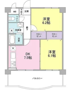 BELNOS34【8階】の間取り