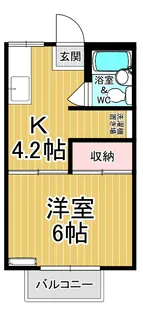 メゾン・ド・シアン【2階】の間取り