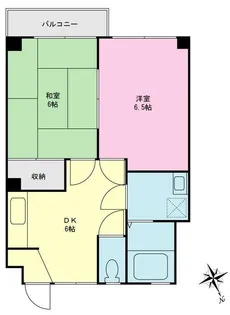 サンフォレスト【3階】の間取り