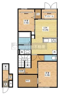 ベルリード ルミナス【2階】の間取り