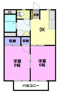 コーポラス B【2階】の間取り