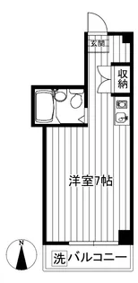 カーサフジイ【2階】の間取り