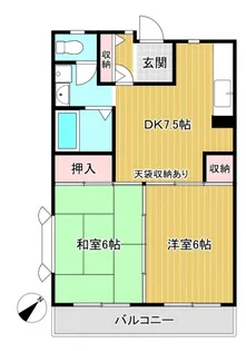 シャルム宮崎台【2階】の間取り