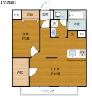 洋光台ハウス【2階】の間取り