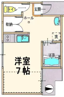 ローズパレス【1階】の間取り