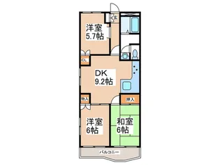 パスタ【3階】の間取り