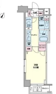 プライムアーバン日本橋浜町【2階】の間取り