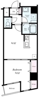 スカイコートヌーベル入谷【12階】の間取り