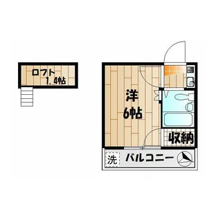 メイゾン善行【2階】の間取り