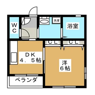 ディアス春田野【2階】の間取り