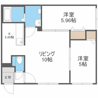 ビューティフルサンライズ【3階】の間取り
