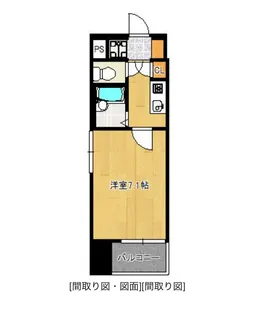 ファーネストアヴァンティ大濠【9階】の間取り