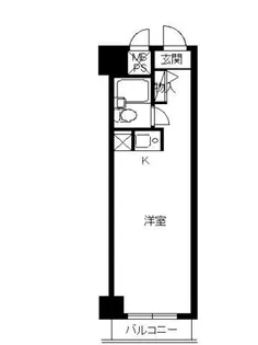 スカイコート池袋第2【7階】の間取り