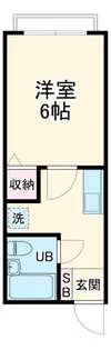 エステート金沢【2階】の間取り