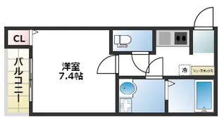 Gradito神崎川【3階】の間取り