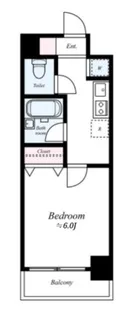 ジュエル明大前【2階】の間取り