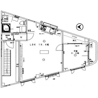 TOHO77ビル【3階】の間取り
