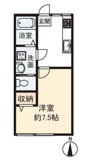 並木ハイム【2階】の間取り