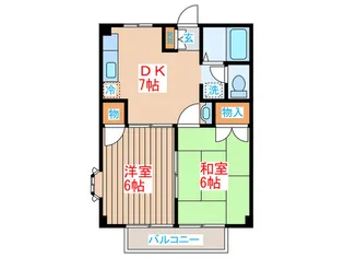 ニューシティ渓【1階】の間取り