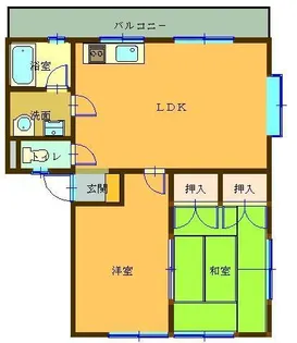 Mホース【3階】の間取り