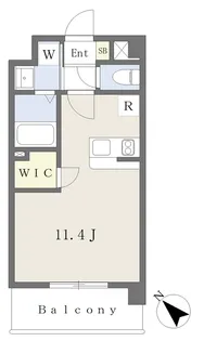 Saude【8階】の間取り