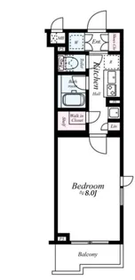ルーブル新宿西落合八番館【1階】の間取り