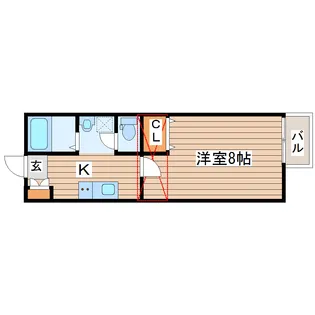 ブルーリーフII【2階】の間取り