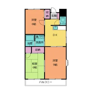 アビタシオン富士岡【3階】の間取り
