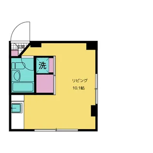 Kフラット【1階】の間取り