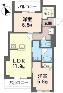 エー レジデンス【3階】の間取り