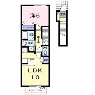 エレガンシア【2階】の間取り