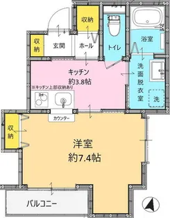 FAIRY PETAL武蔵小山【1階】の間取り