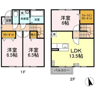 COMFORT RESIDENCE IIの間取り