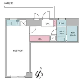 ソシエート丸杉【1階】の間取り