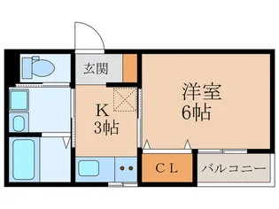 アイビスB棟【2階】の間取り