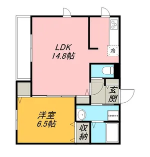 ベルナハイム2【3階】の間取り