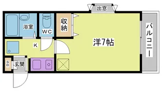 キャンパスヒルズ鈴蘭台【2階】の間取り