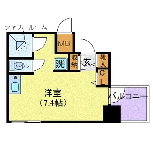 ジョイフル六義園【5階】の間取り