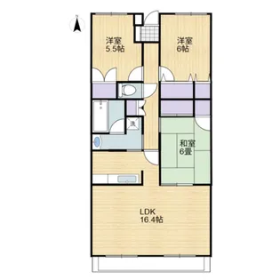 第三続木マンション【1階】の間取り