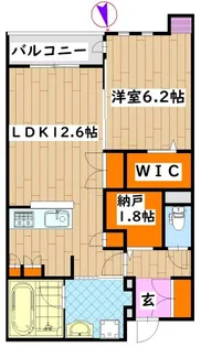 TWIN ROCKS N【3階】の間取り