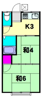 内田レジデンス【2階】の間取り